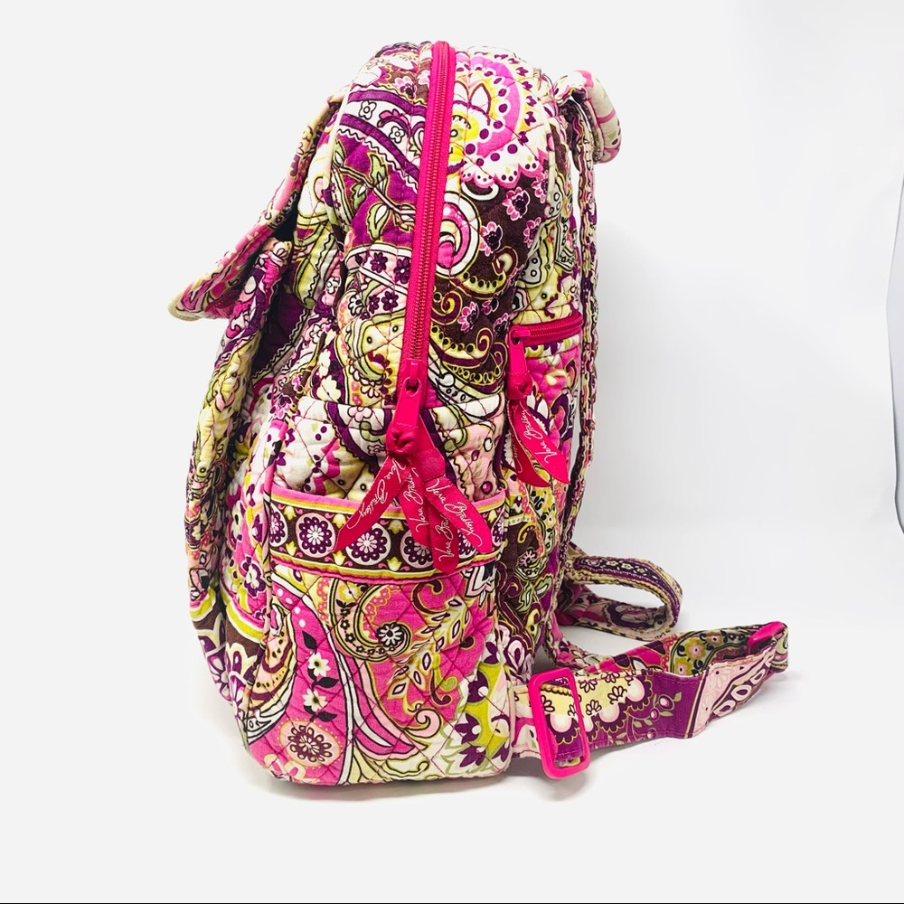 RETIRED! Vera Bradley Very Berry Paisley Backpack - Picture 4 of 16